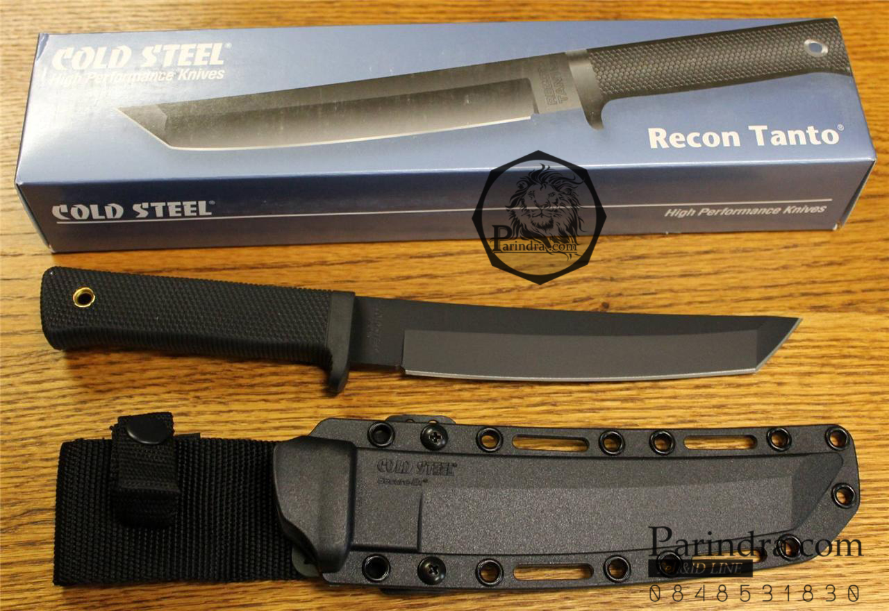 มีดใบตาย Cold Steel 13RTK Recon Tanto ใบมีด 7" ด้ามจับ Blade Kray-Ex, ซองมีด Secure-Ex