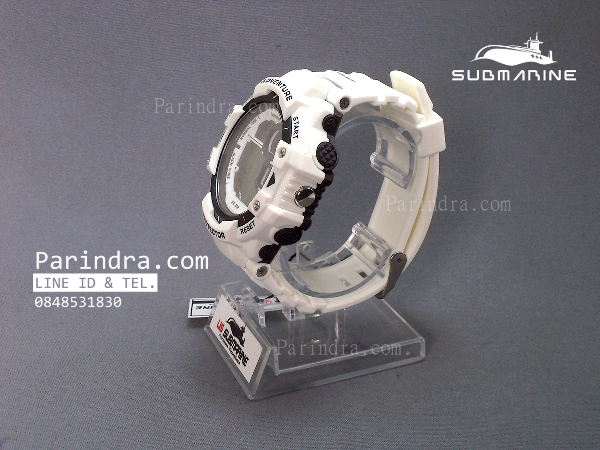 นาฬิกา US submarine TP1334M สีขาวล้วน