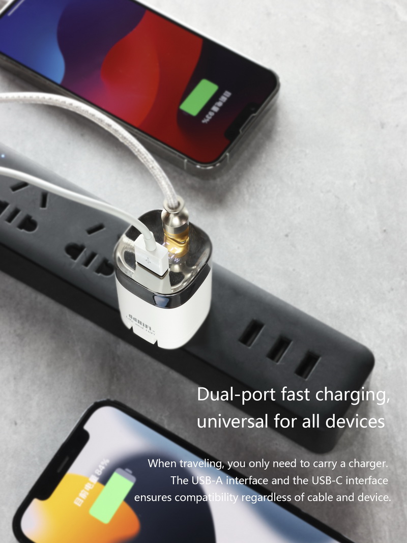 DD JT-P18 หัวชาร์จไว รองรับ PSS 33W, PD 30W จอแสดงกำลังไฟแบบ Realtime ขาพับเก็บได้