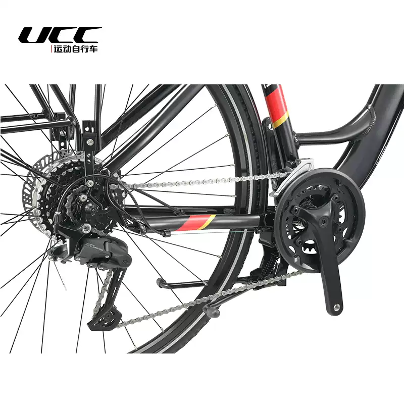 UCC New Lantis 700C Trekking Bike 2×9 สปีด ดิสก์เบรกไฮดรอลิก เฟรม AL6061 แฮนด์บัตเตอร์ฟลาย น้ำหนัก 13.5–15.5 กก. รุ่นใหม่ 2025