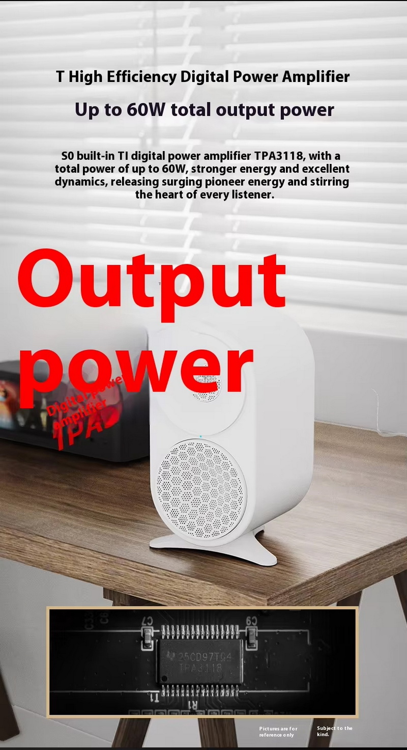 Shanling S0 ลำโพงมอนิเตอร์แบบแอคทีฟ ชิป ADI ADAU1701 รองรับ Bluetooth5.3 LDAC ประกันศูนย์ไทย