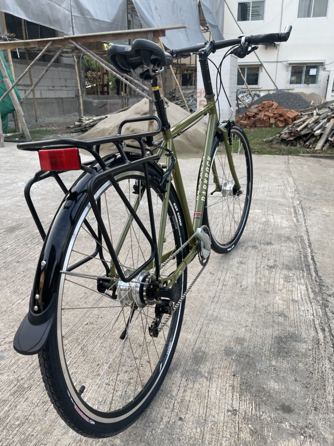 จักรยานกราเวล DARKROCK SUPER TRAVEL 700C GRAVEL BIKE 700C เกียร์ดุม NEXUS ไฟหน้า LED