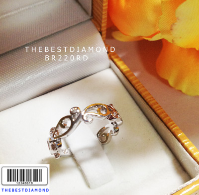 BR220RD=== แหวนเถาวัลย์เลื้อย น่ารักๆมากๆๆๆ ใส่ติดนิ้ว ได้เลยค่ะ งานอ่อนช้อย สวยงาม ไม่เวอร์ แต่ดูดี
