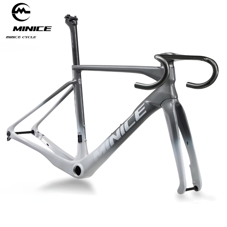 Minice R1 ชุดเฟรมคาร์บอนจักรยานถนน น้ำหนักเบา 1,050g | รองรับยาง 32C | รับประกัน 5 ปี – สั่งจองวันนี้!