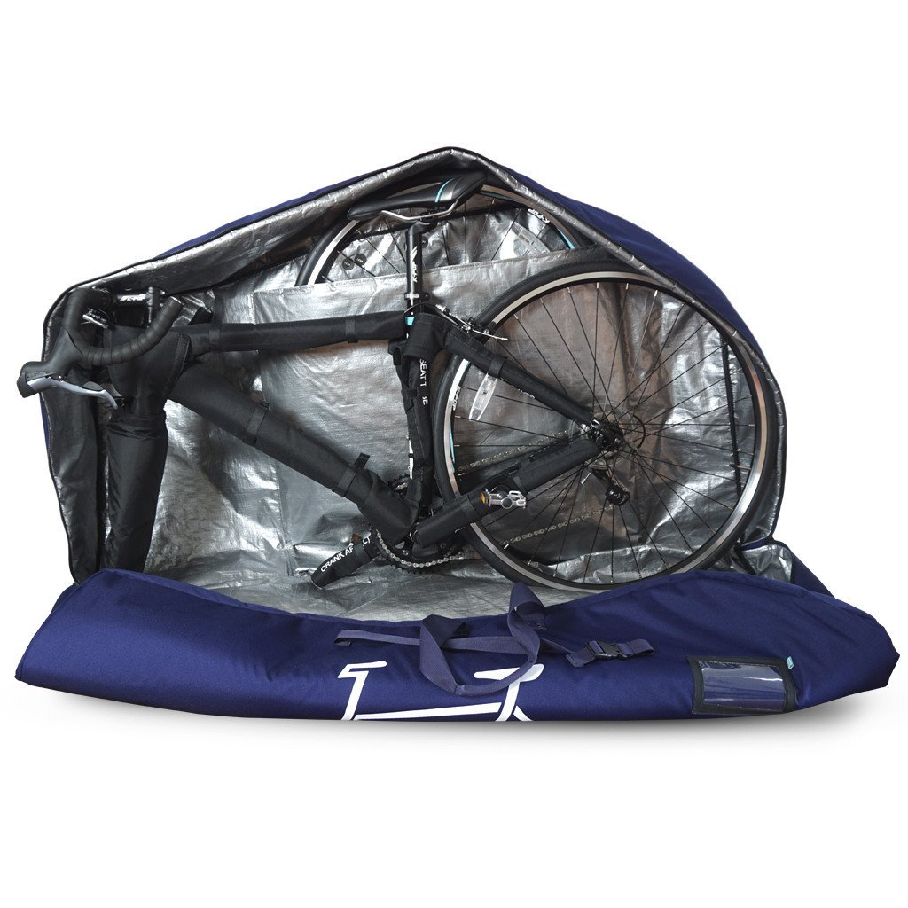 VINCITA TRAVEL BAG, B140AX กระเป๋าเดินทางสำหรับใส่จักรยาน (กระเป๋าใส่จักรยานแบบถอดล้อเดียว) มีสีดำและสีเทา