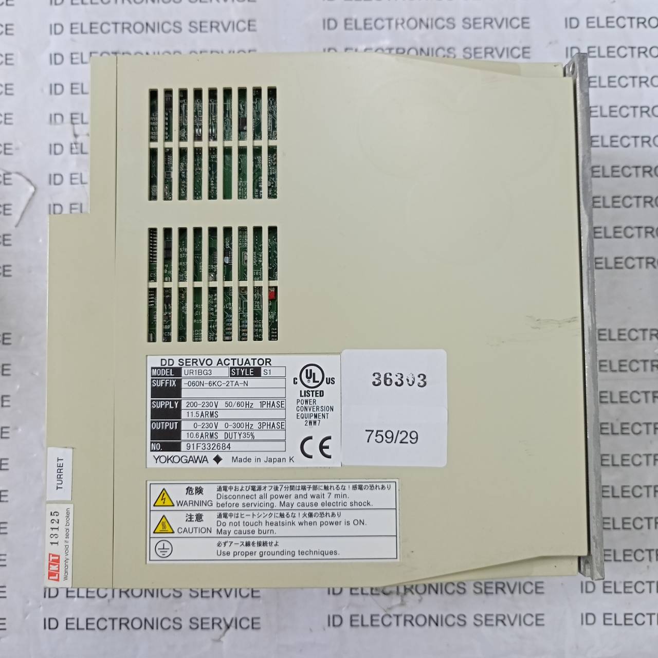 UR1BG3 SERVO DRIVE " YOKOGAWA "