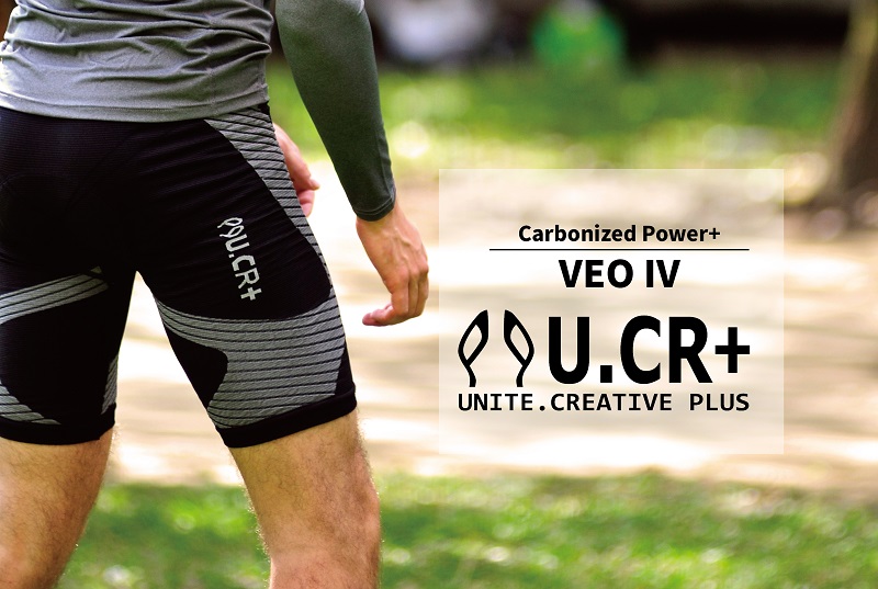 กางเกงจักรยาน UCR+ BA-VEO IV BAMBOO CHARCOAL กางเกงกันตะคริว และกล้ามเนื้ออ่อนแรง