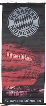 ธง ฟุตบอล สโมสรบาเยิร์น มิวนิค - อลิอันซ์ อารีน่า ใหม่ / BAYERN MUNICH Football Club Flag - ALLIANCE ARENA NEW