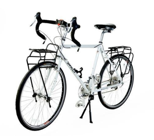 ขาตั้งกลางคู่ MASSLOAD รุ่น KA56 จับตรงกลางเฟรม ปรับความยาวได้ 16"-29" นิ้ว Double leg kickstand มีสีดำและสีเงิน วัสดุอลูมิเนียม