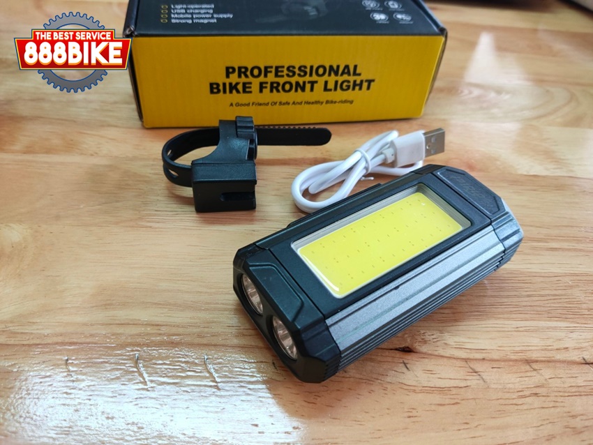 ไฟหน้าจักรยาน SOLDIER professional usb super power พร้อมสายชาร์จ USB Front Light
