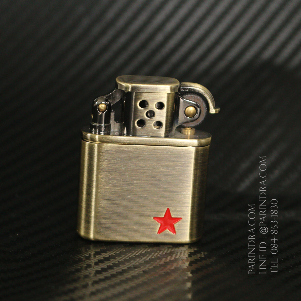 ไฟแช็กน้ำมัน ZORRO Lighter รุ่น Z506-605 ดาวแดงคลาสสิก
