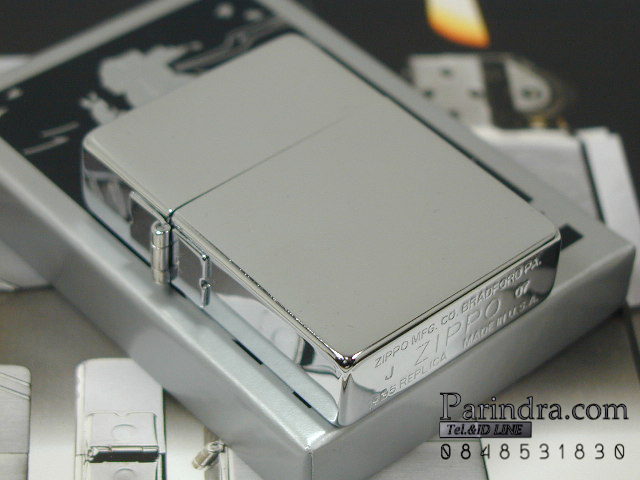 ไฟแช็ค Zippo แท้ " Zippo 1935 Replica™ Brushed Chrome " #1935.25 แท้นำเข้า 100%