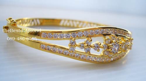 ++BB032+++กำไลเพชรโคลนนิ่ง Luxury style+++หรูหรา ดูดี มีรสนิยม แบบเหมือนร้านจิวเลยค่ะ งานสวยสุดๆๆ เพชรงามวิ๊งๆ ใส่แล้วเริ่ดแน่นอน