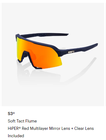 แว่นตา 100% S3 Sports Performance Peter Sagan SUNGLASSESE