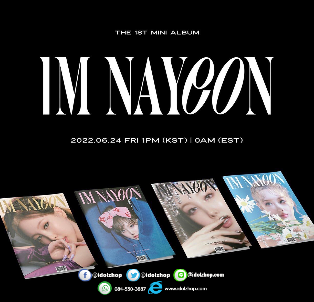 พรี #NAYEON - The 1st Mini Album [IM NAYEON] (Random Ver.) -รอ 14-25 วัน-