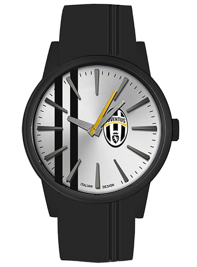 นาฬิกาที่ระลึกยูเวนตุสของแท้ JUVENTUS SLIM SILVER GRAPHIC WATCH