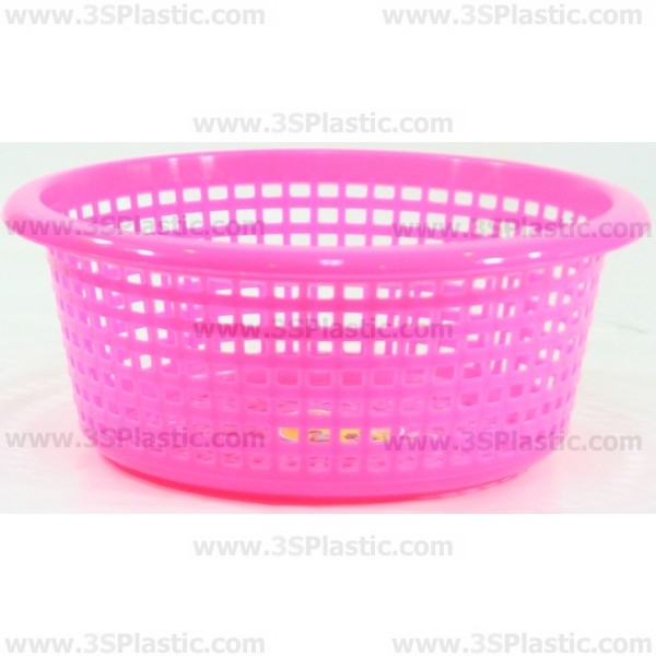 ตะกร้า/ตะแกรงกลม 333 ตะกร้าคัดขนาด สีสดใส ขนาด Ø 42 x 17 cm.