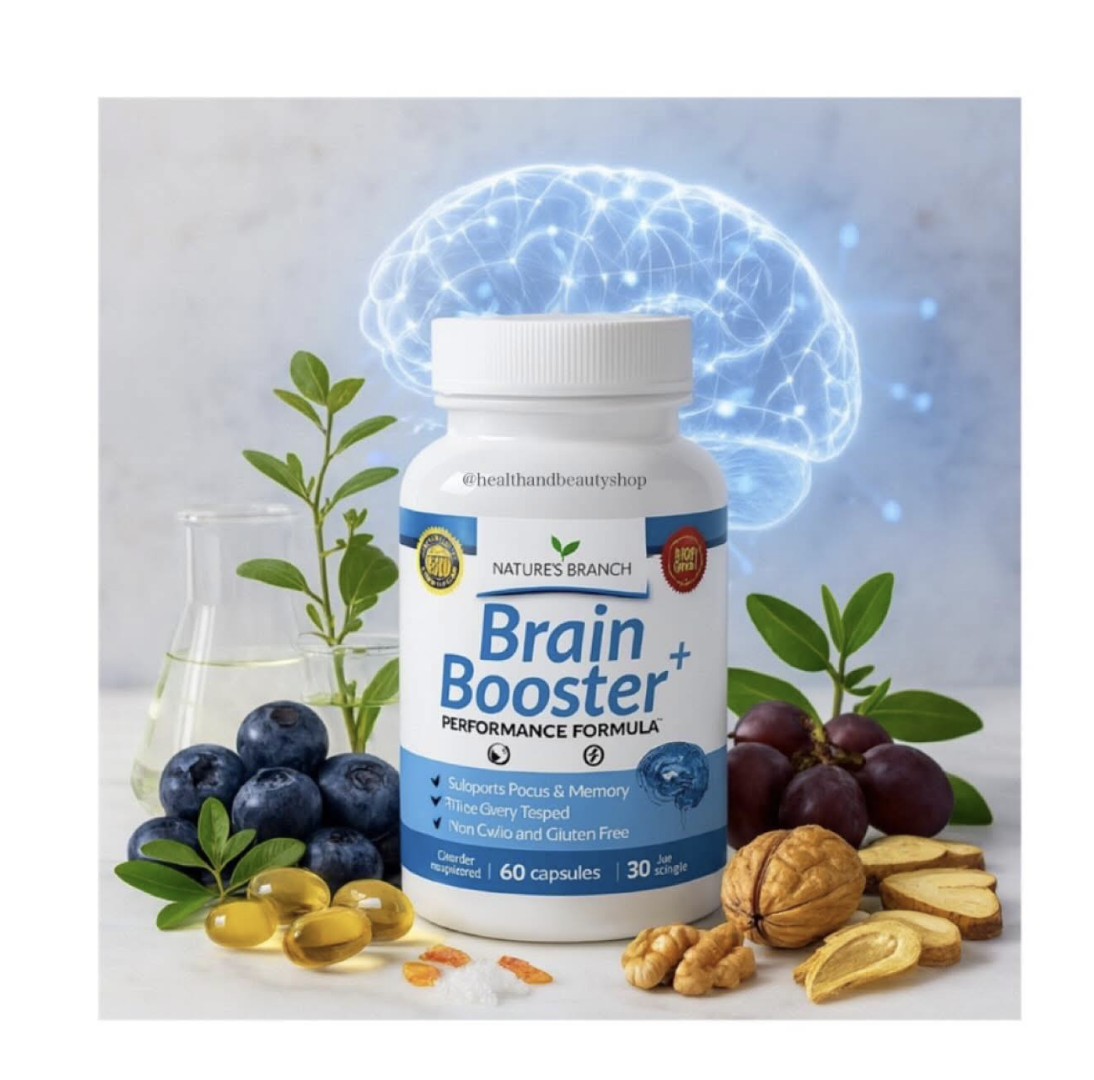 Nature's Branch 40in1 Brain Booster For Focus Memory 60 Capsules