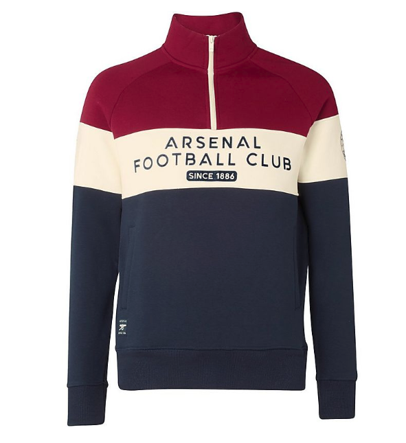 เสื้ออาร์เซนอล Since 1886 3 Panel 1/4 Zip ของแท้