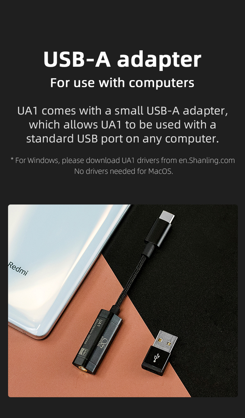ขาย Shanling UA1 DAC/AMP พกพา สำหรับคอมพิวเตอร์ , มือถือ
