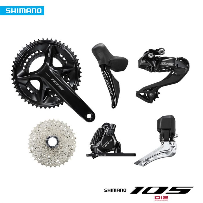 ชุดเกียร์เสือหมอบ Shimano 105 Groupset Di2 Disc R7100 , 2X12 สปีด, เกียร์ไฟฟ้า 105