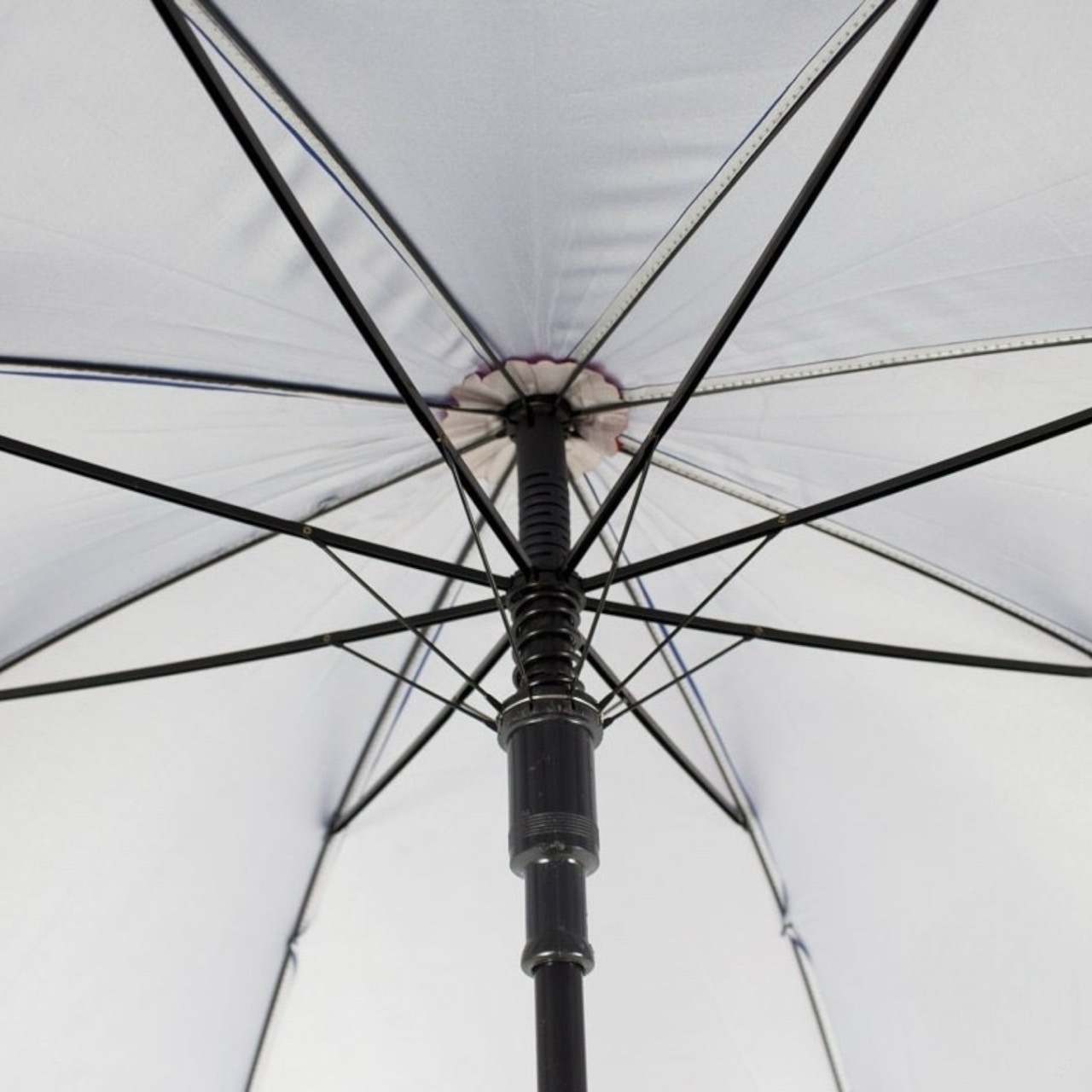 ร่มพับตอนเดียว 24 นิ้ว ด้ามจับไม้เท้า