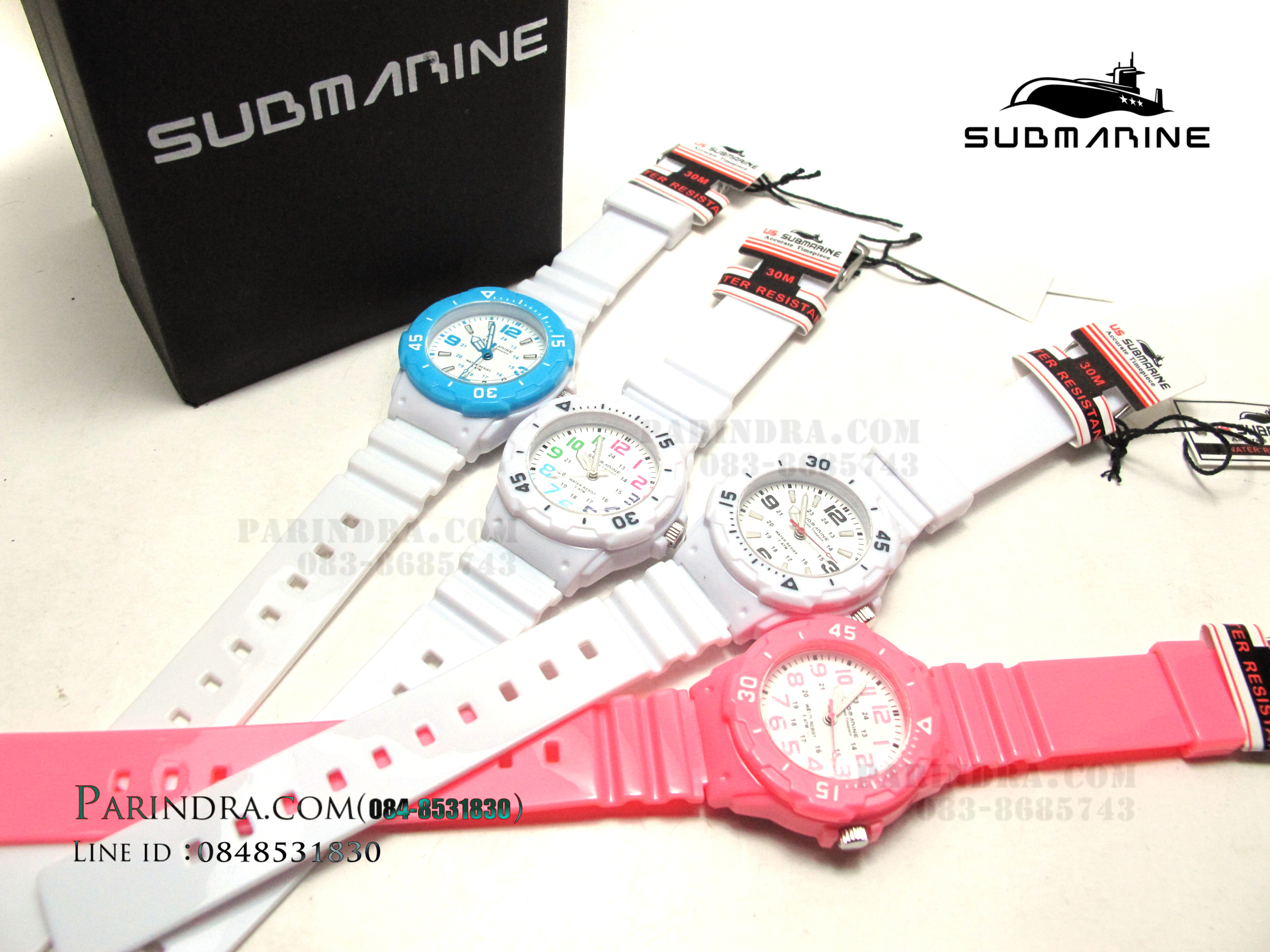 นาฬิกา US submarine Standard TP2108L สีขาวล้วน