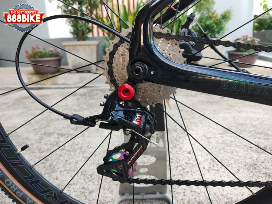 เสือหมอบ Twitter Gravel V2 24 เฟรมคาร์บอน ซ่อนสาย เกียร์ RETROSPEC 2*12 สปีด ล้อ 700C ปี 2022