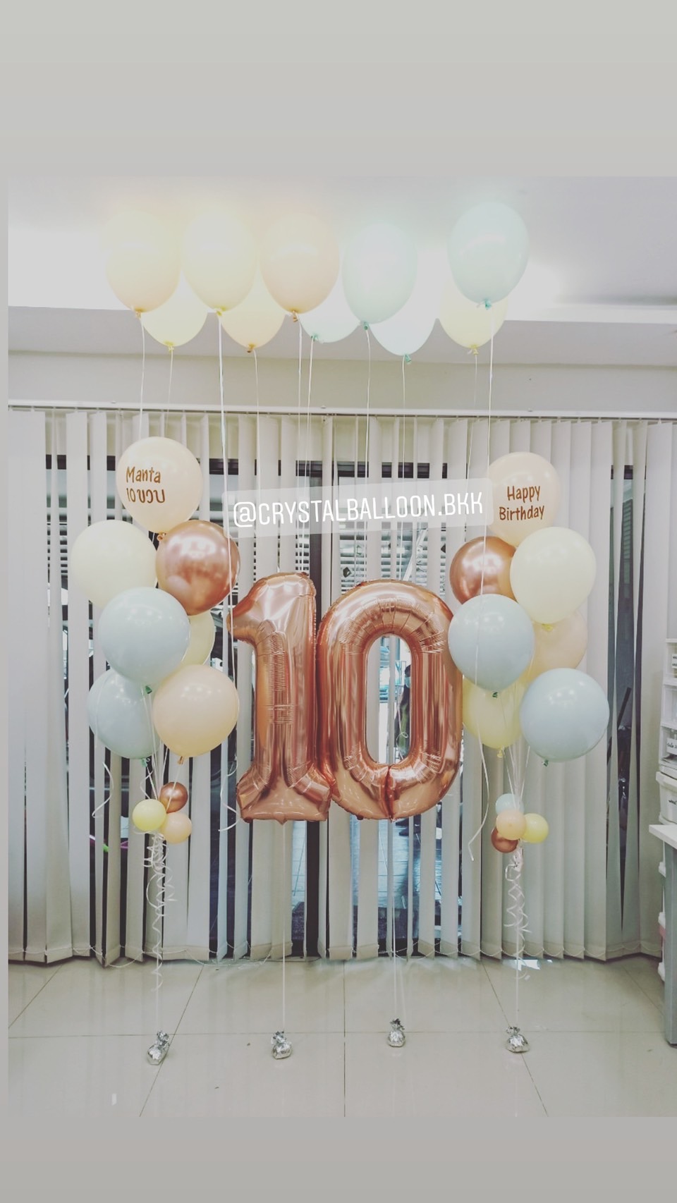ลูกโป่ง วันเกิดเด็ก ช่อลูกโป่ง ช่อ 7 ลูก 2 ช่อ Theme สีพาสเทล พร้อม ฟอยล์ตัวเลข ขนาด 40" 2 ชิ้น พร้อม ลูกโป่งลอยฝ้า 10 ลูก พร้อมตกเเต่ง สามารถเปลี่ยนสีลูกโป่ง/เปลี่ยนข้อความ/เปลี่ยนสี-ฟอยล์ตัวเลขได้
