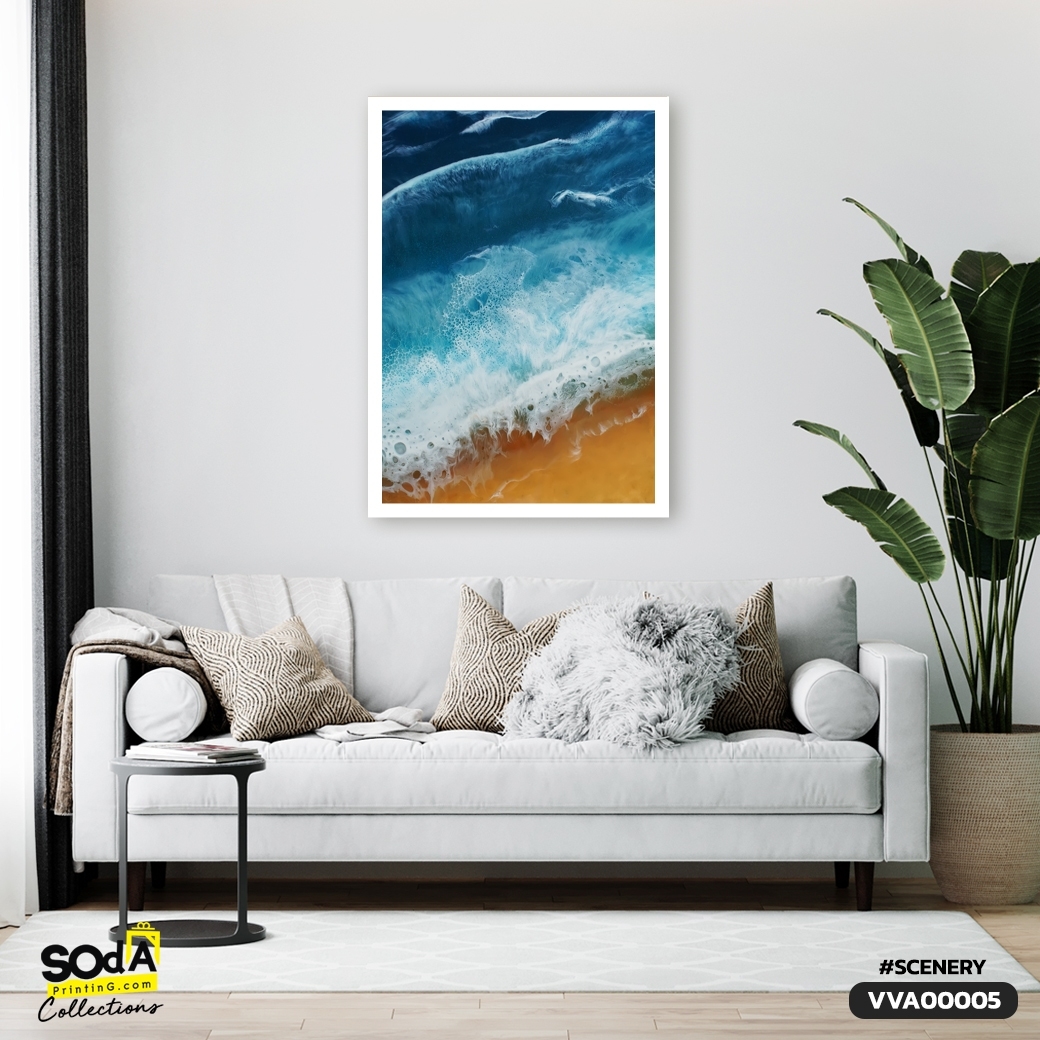 ภาพตกแต่งบ้านสำเร็จรูป Sea Waves VVA00005 #SOdAcollection #ภาพตกแต่งบ้านสไตล์วิวทิวทัศน์ #วิวทิวทัศน์ #SCENERY