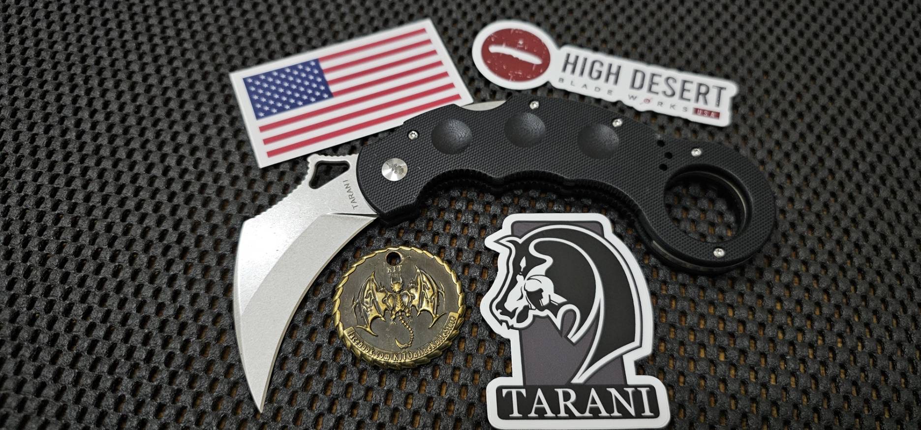 High Desert TARANI Journeyman BRAMP Karambit - Black