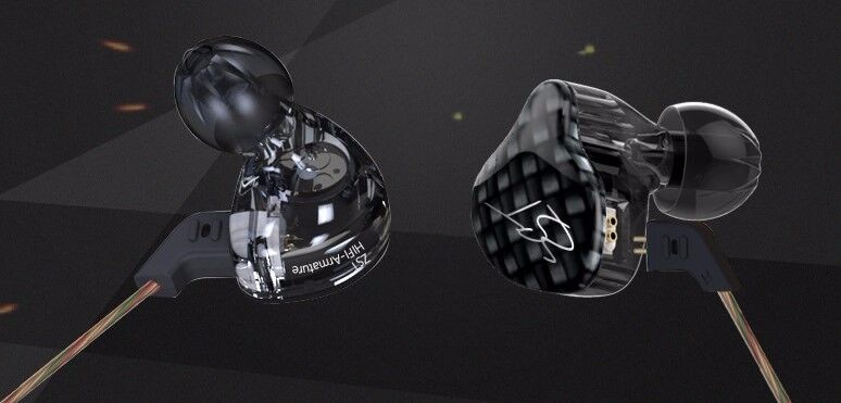 ขาย KZ ZST หูฟัง hybrid driver 1DD+1BA ระดับ HiFi เบสลึก ถอดสายได้ ดีไซน์หรู