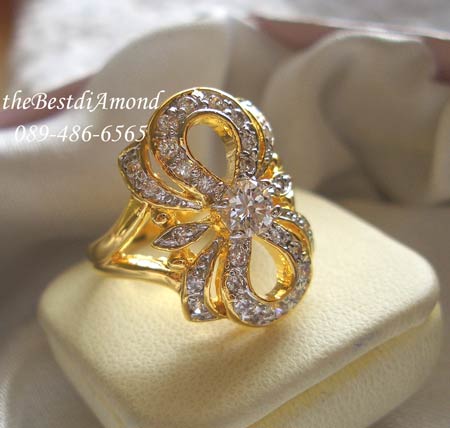 แหวนรูปโบว์ งานสวยมาก หรูหราสุดๆ ขอแนะนำค่ะ สวยมากๆๆๆ ใส่แล้วเต็มนิ้ว งานละเอียดมากๆๆๆ BR505