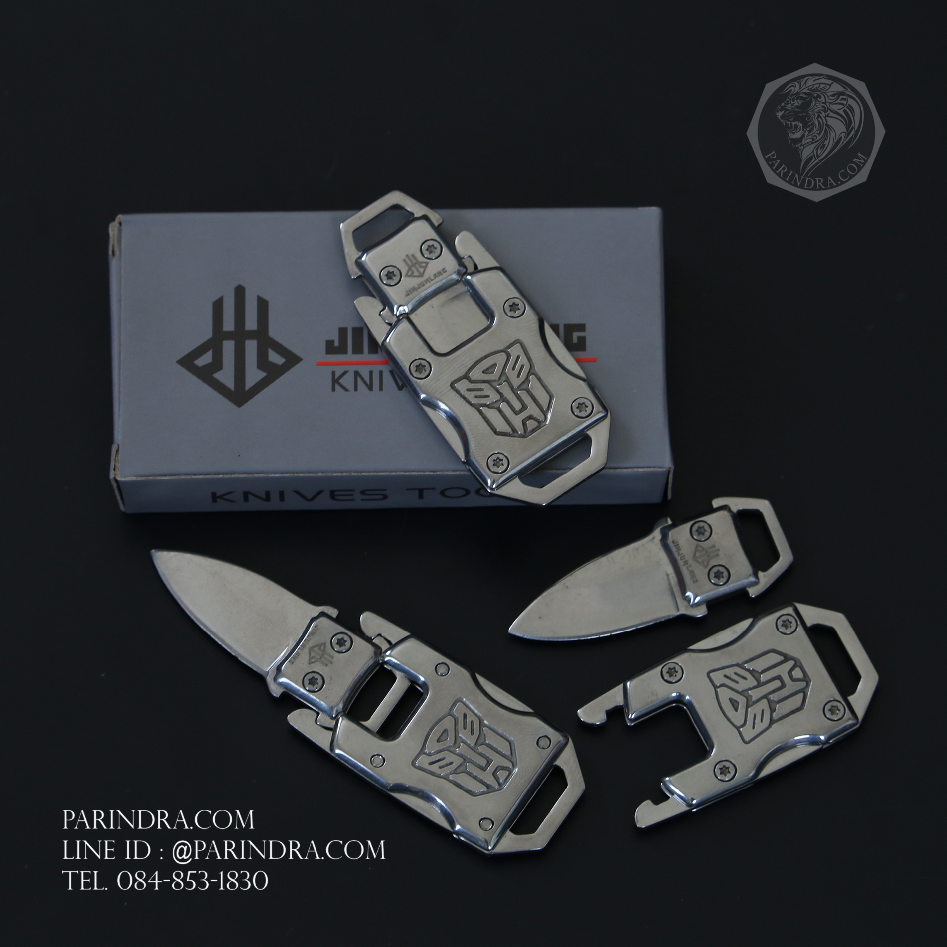 มีดเล็กแบบถอดประกอบได้ JINJUNLANG รุ่น JL-10A หน้าหุ่นยนต์
