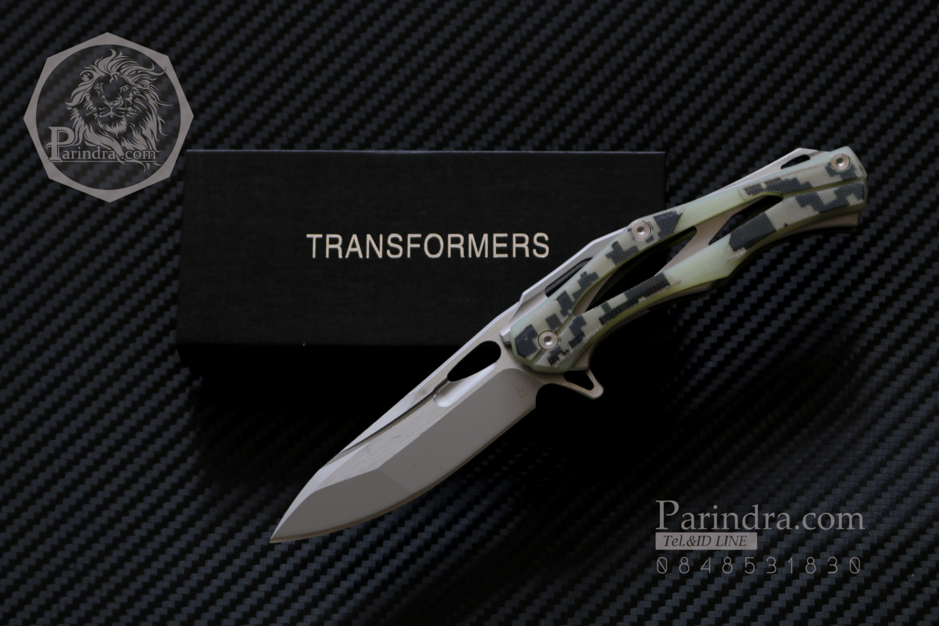 มีดพับ Transformers ทรานส์ฟอร์เมอร์ รุ่น G01-CA ด้ามสีลายพรางทหาร ของแท้ 100%