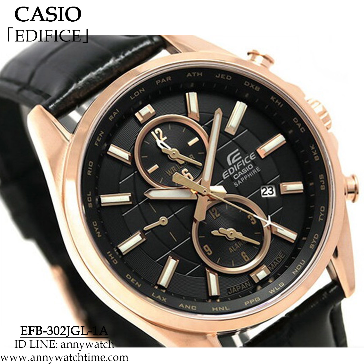 EDIFICE EFB-302JGL-1A
