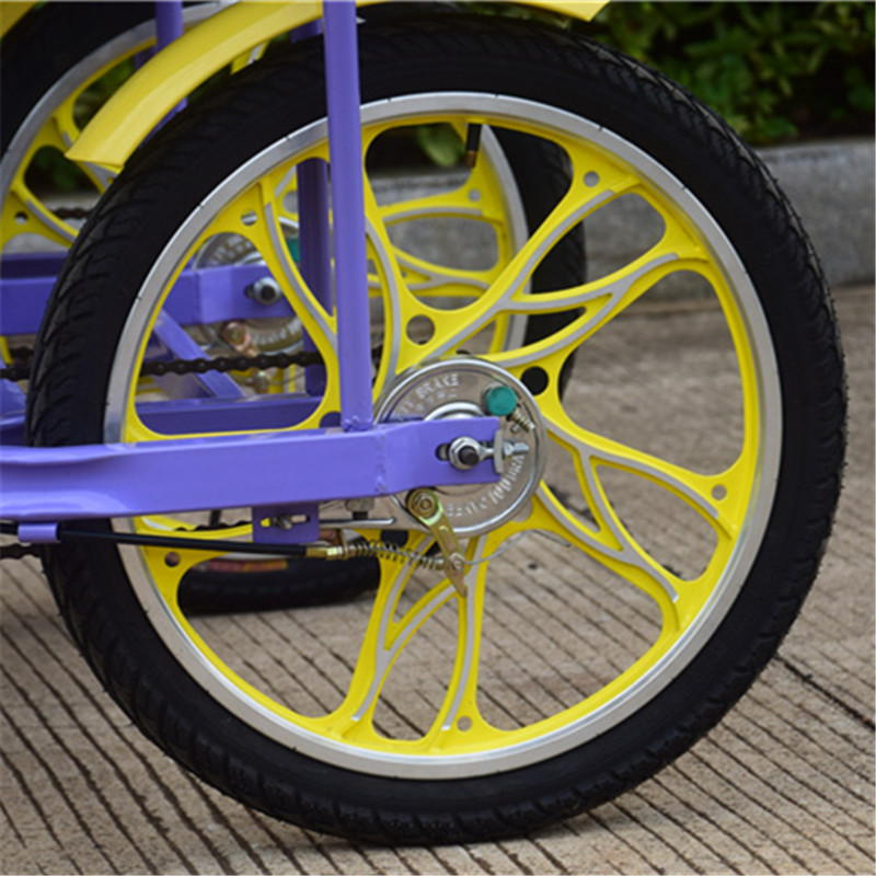 จักรยานหรรษา SURREY BIKE แบบ 2 คนปั่น+ 1 เก้าอี้เด็ก+ร่มกันแดด ปั่นพร้อมกัน หรรษาทั้งครอบครัว พร้อมได้ออกกำลังกาย