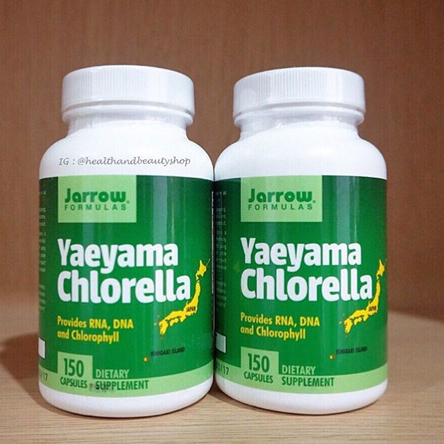  คืนความหนุ่มสาว Jarrow Formulas, Yaeyama Chlorella, 400 mg, 150