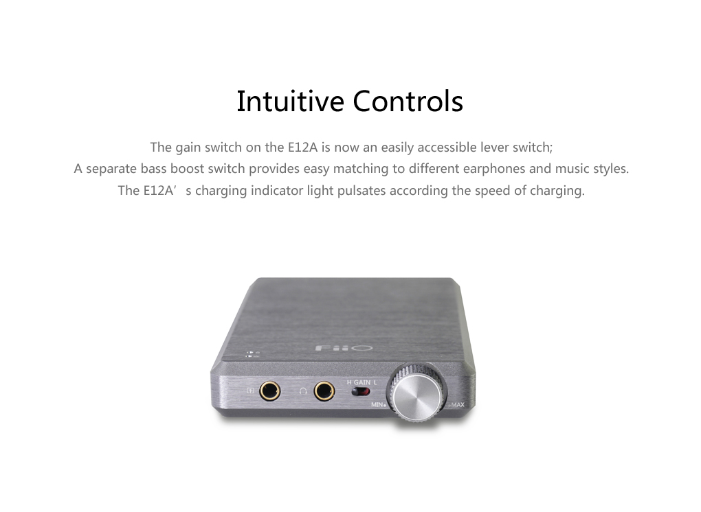 ขาย FiiO E12A สุดยอดแอมป์พกพาระดับไฮเอนด์ ชิปOPAMP โดย MUSE ออกแบบสำหรับหูฟังขนาดเล็ก inear , Earbud โดยเฉพาะ