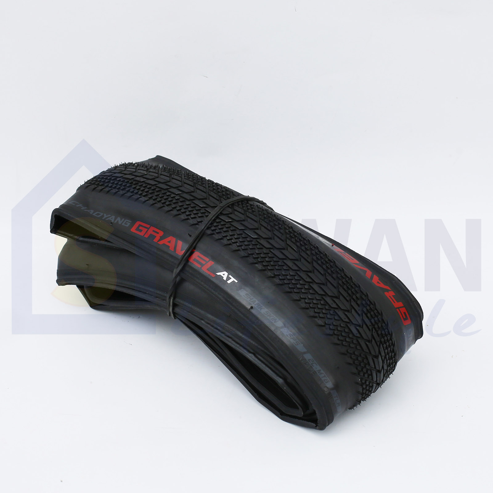 CHAOYANG ยางนอกจักรยาน GRAVEL AT ขนาด 700x38c ยางพับ (แพ็ค 1 เส้น) รุ่น EB80405001F น้ำหนัก 526 กรัม