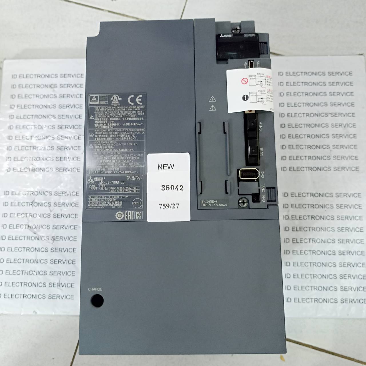 MR-J3-700B-EB SERVO DRIVE " MITSUBISHI "