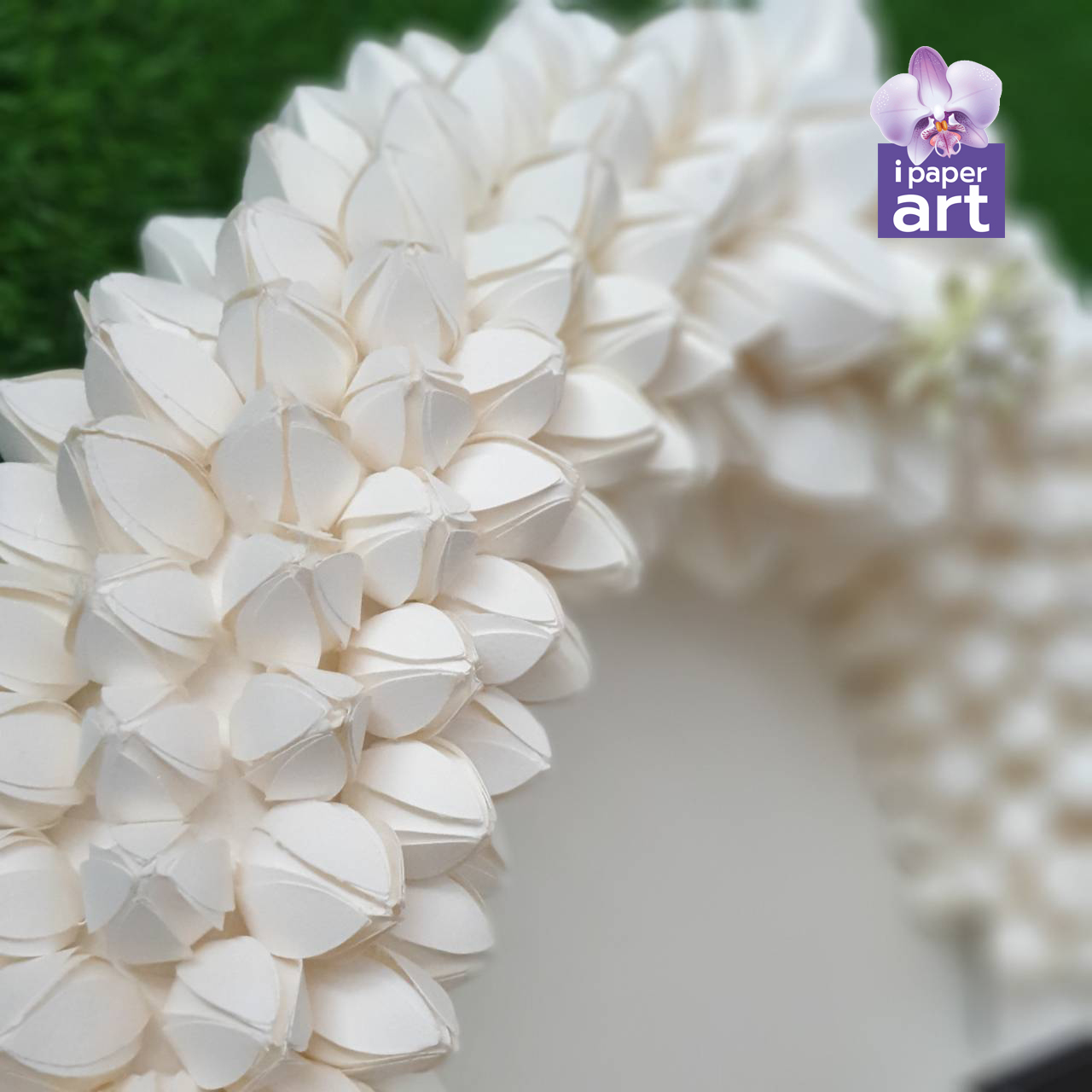 พวงหรีด - มาลาขาวเขียวหยก | พวงหรีดดอกไม้กระดาษ | ส่งฟรีเฉพาะพื้นที่กรุงเทพฯ-ปริมณฑล