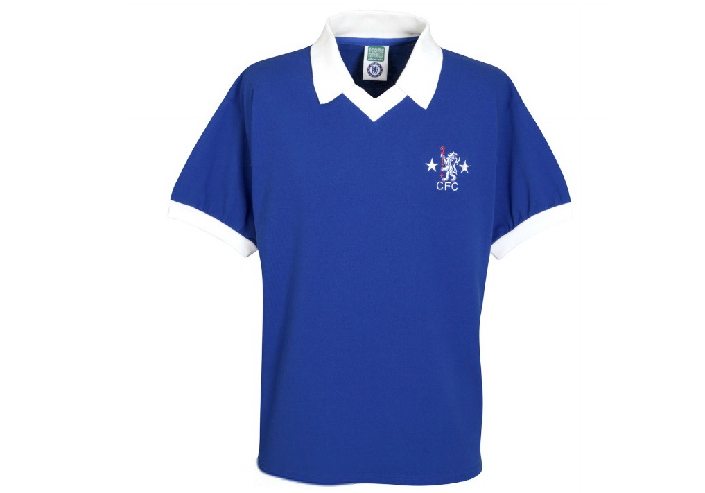เสื้อบอล ย้อนยุค เชลซี ของแท้ 100% Chelsea 1976 Shirt - Royal สวมใส่ เป็นของฝาก ที่ระลึก ของสะสม ของขวัญ แด่คนสำคัญ