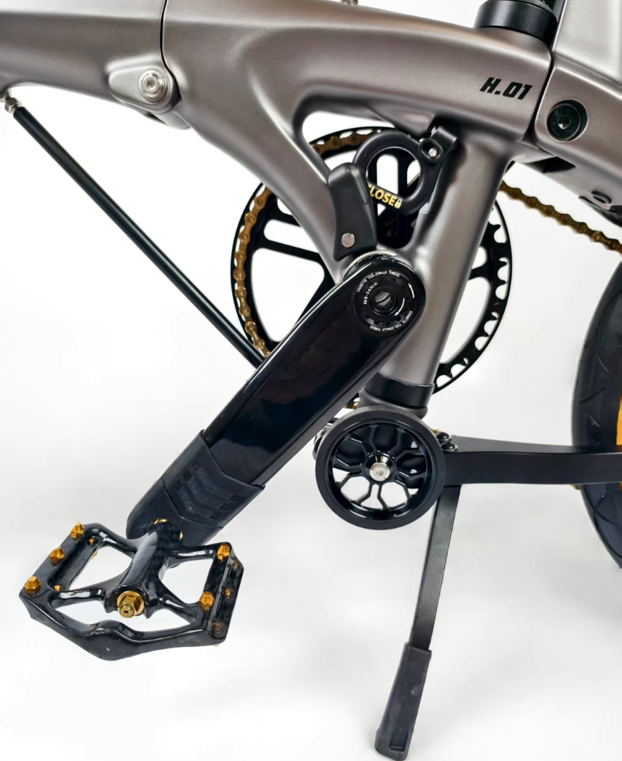 Lidrop Happy Pet จักรยานพับ เฟรมคาร์บอน ล้อขนาด 16 นิ้ว | Shuntai SENSAH 5 สปีด น้ำหนักเบา 7.8 กก. | รุ่น Pro