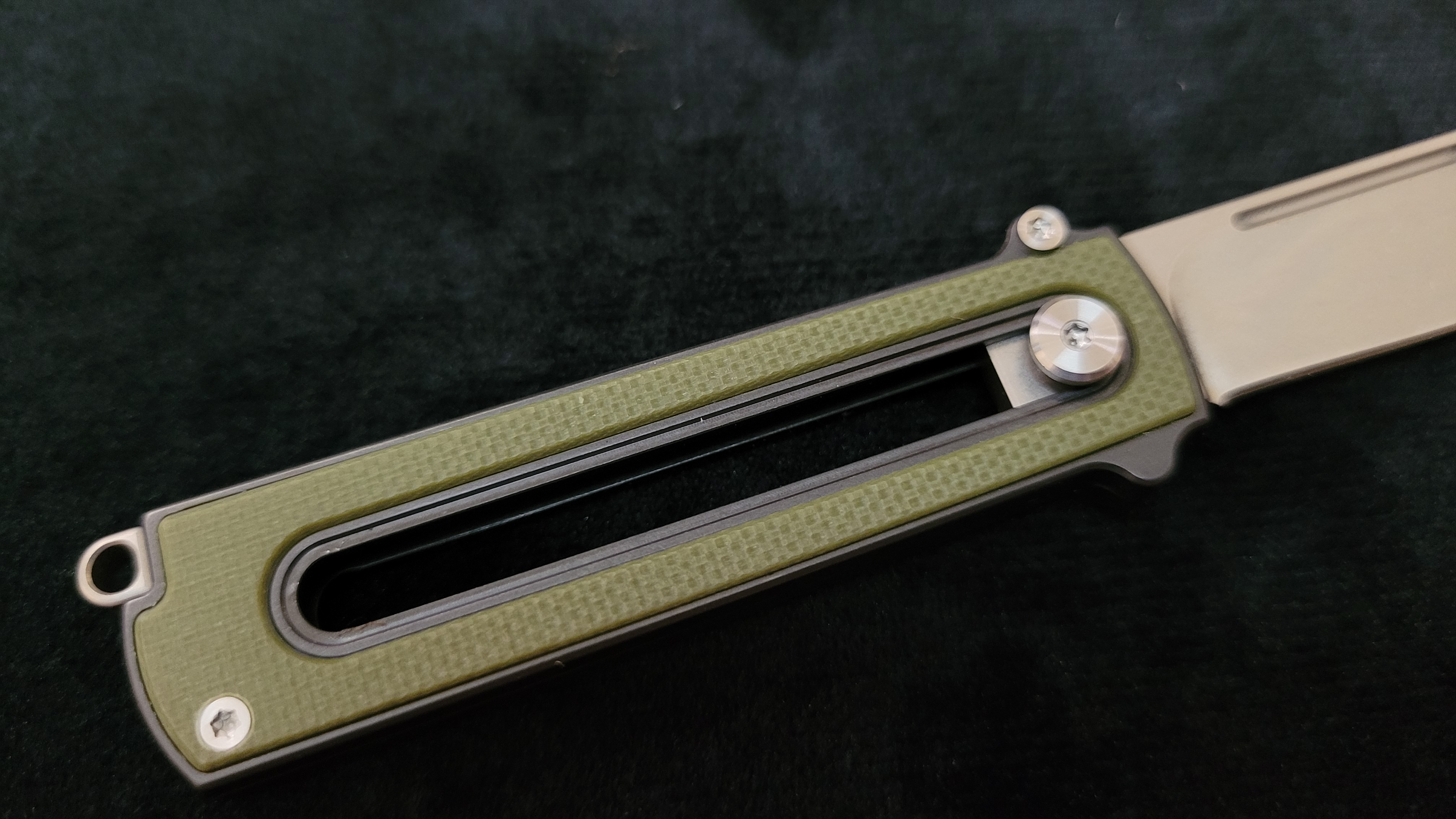 Zr BarloX with M390 Blade-for a short time Dealer's Cost Green Stonewash Blade