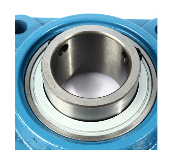 ตลับลูกปืนตุ๊กตา ทรงสี่เหลื่ยม ระบบซีลป้องกันฝุ่น รูเพลา 2-1/2 นิ้ว ETK อีทีเค รุ่น UCF213-40 Pn.E151-0060 (แท้) ##