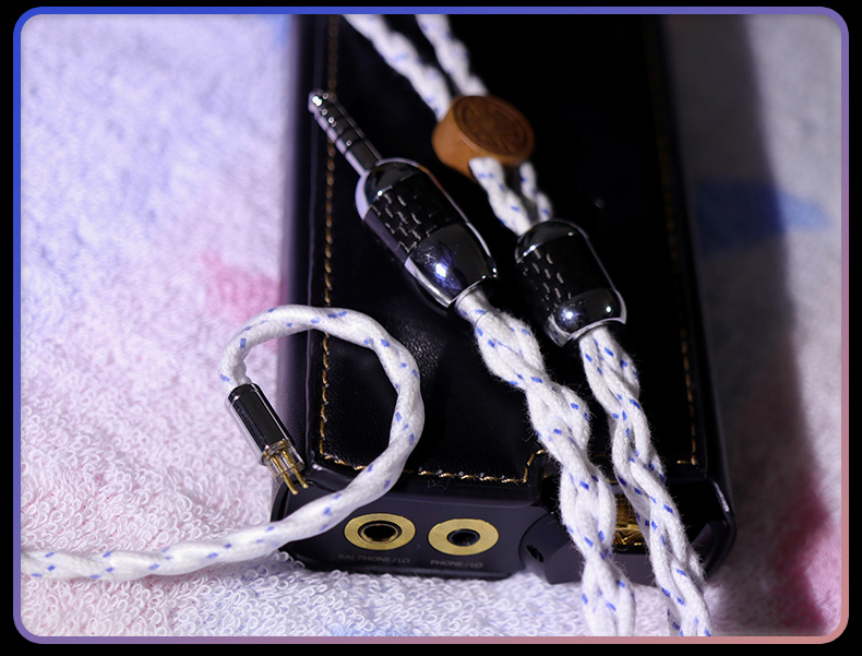 Hakugei Fox Fairy สายอัพเกรดหูฟัง 6N Pure Silver Handmade ระดับเทพ