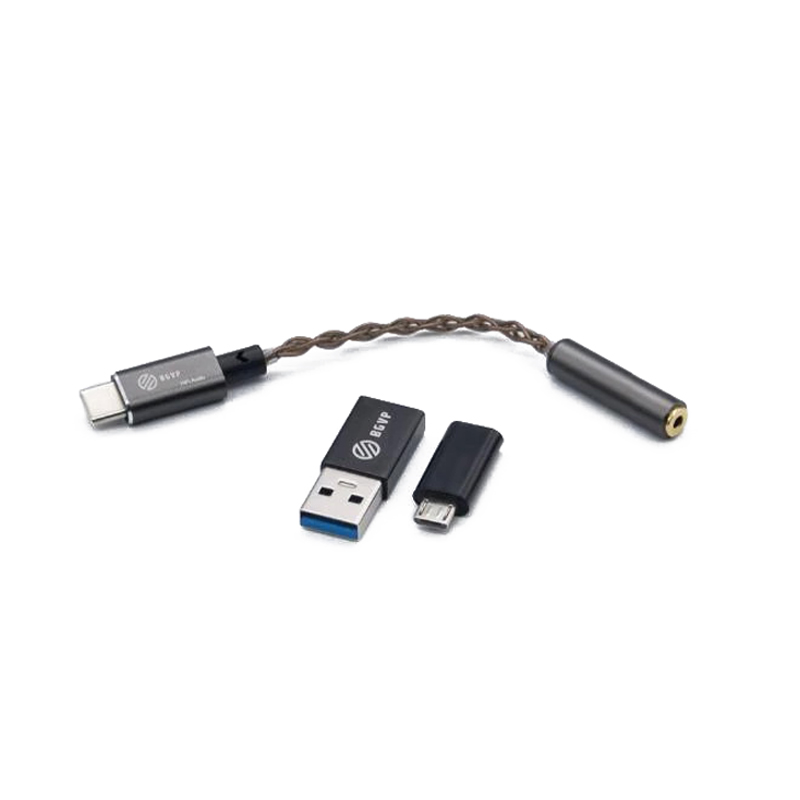 ขาย BGVP T01 สาย USB Type-C เป็น 2.5/3.5 สำหรับมือถือและคอมพิวเตอร์