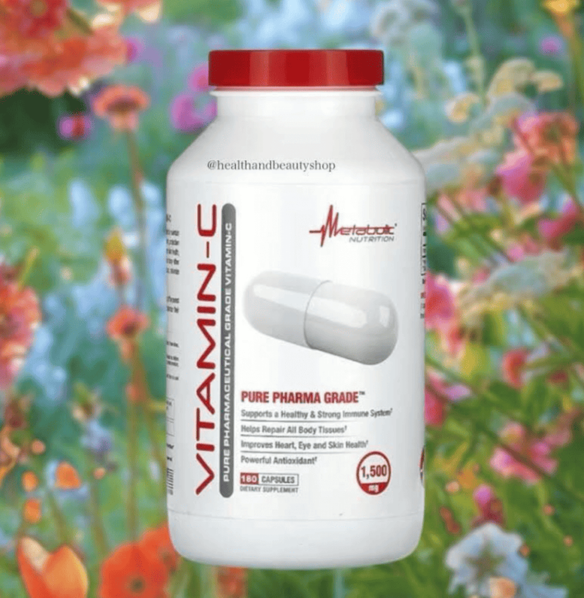 Metabolic Nutrition Vitamin-C 1,500 mg 180 Capsules