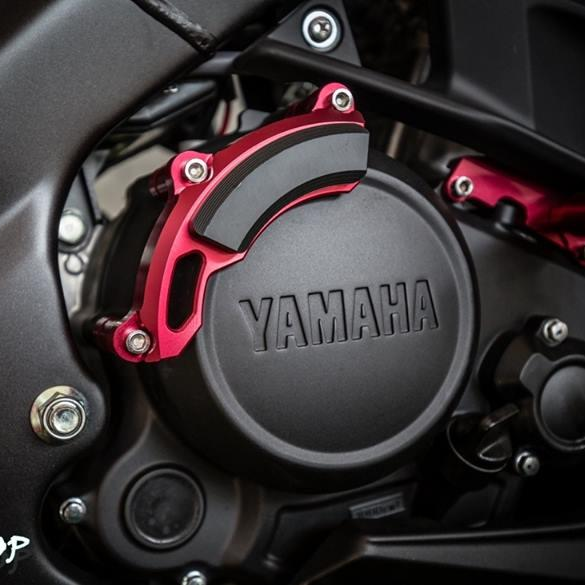 กันล้มแคร้งเครื่อง ช้ายขวา YAMAHA M-SLAZ ปี 2015-2018 งาน CNC คุณภาพภาพสูง มีอุปกรณ์พร้อมติดตั้ง